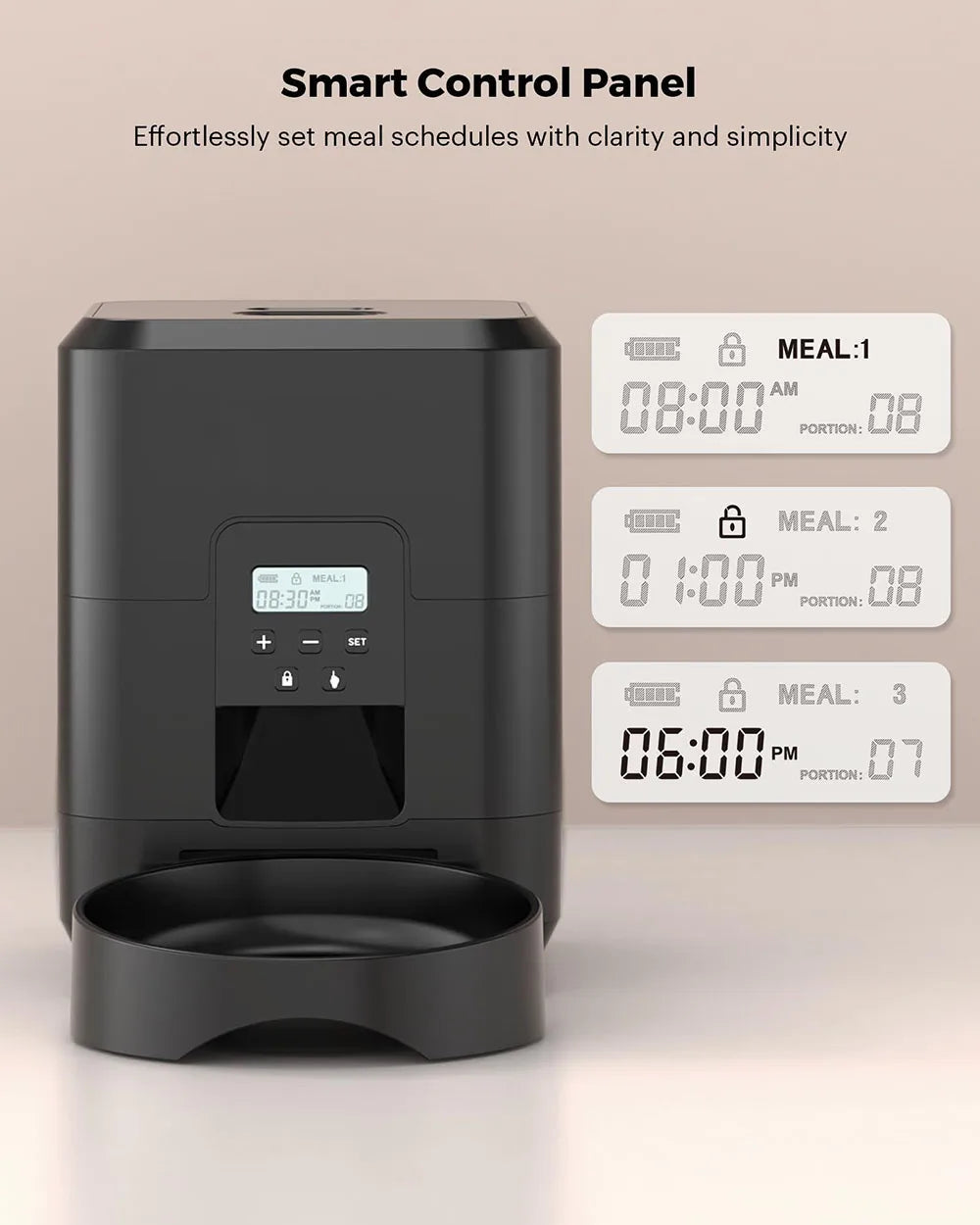 Mangeoire Automatique Intelligente – Programmable pour chien et chat